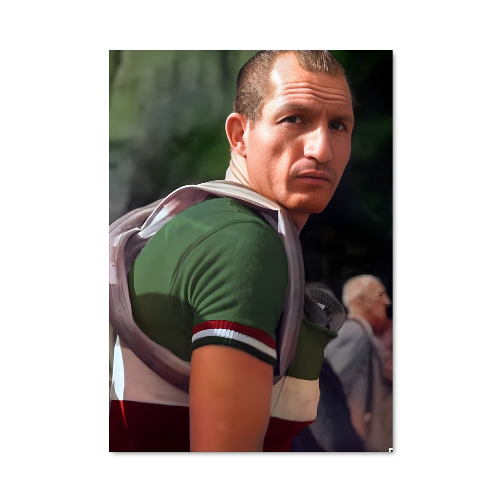 Poster L'Aventurier Gino – affiche Cyclisme